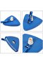 Triangle vacuum cleaner head - Portable vacuum cleaner head - Suitable for swimming pools and fish ponds - Blue - 2