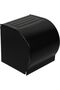 Wall-Mounted Stainless Steel Tissue Box Waterproof Bathroom Organizer Lid 4.72x4.72x4.72 Inches No Drilling