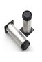 A set of 8 adjustable furniture legs, made of brushed stainless steel, with a total height ranging from 150 mm to 165 mm, including 15 cm metal... - 4