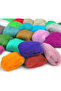 Felt Wool Fairy Wool, Needle Felt Wool Set, 36 Colors of Wool Strips, Includes Dry and Wet Felt DIY Craft Tool Set - 2