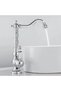Bathroom faucet - Washbasin faucet - Hot and cold water - Countertop mounted - Stainless steel body - Brass valve core - G3/8 connection - Silver - 5