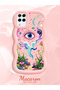 Samsung Galaxy A12/M12 Compatible Colorful Psychedelic Eye Mushroom Drawing Flat Print Case
