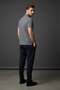 Men's Gray-Blue Stripe Detailed Single Jersey Sweatpants and T-Shirt Two-Piece Set - 122 - 6