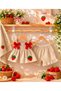 Baby Girl/Kids Gingham Strawberry Appliqué Shorts Set of 2 – Ruffled Summer Cotton Set with Straps - 3