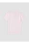 Peak New Season Pink Embroidered 100% Cotton Women's T-Shirt - 6