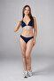 Women's Triangle Bikini Set Halter Neck Adjustable Classic Cut Stretchy Swimwear Set - 3