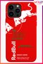 غطاء حماية من السيليكون المخملي باللون الأحمر مع نمط The Red Edition لهاتف iPhone 14 PRO MAX