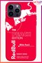 Neon Pink the Peach Edition Patterned Velvet Inside Silicone Case for iPhone 14 Pro Max