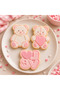 Cute Teddy Bear Sugar Paste Mold Set |   Teddy Bear, Heart-Shaped Teddy Bear, and Love Written Cookie & Cake Decorating Molds |   3-Piece Fondant Mold Set - 2