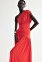 Draped one-shoulder dress - 3