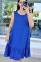 Zero Sleeve Polka Dot Viscose Dress 6Y369