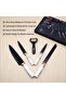 6-Piece Kitchen Knife Set with Peeler, Ultra-Sharp Chef Knives for Meat & Vegetable Prep, Ergonomic Handle Cooking Cutlery Set for Home Kitchens, Chefs & Daily Cooks - 4