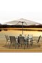 Sunshade canopy 200 x 300 cm, 160g polyester fabric, UV resistant, outdoor, quick installation, thick and durable (canopy included) - 4