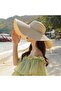 Women's Summer Beach Hat UPF 50+ (Beige) 1 piece - 2