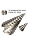6-60mm High-Speed Steel Spiral Tapered Step Drill Bit (12 steps, round shank). - 4