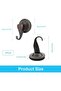 Suitable for Strong Suction Cup Hooks 4 Pieces Vacuum Bathroom Kitchen No Screws 15kg Load - 5