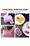 3-Piece Triangular Stainless Steel Sushi & Rice Ball Molds Set - 4