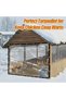 Transparent Heavy-Duty Waterproof Vinyl Tarpaulin with Eyelets, UV-Resistant Cover for Patio & Greenhouse (2x7m) - 4