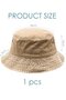 Foldable sun hat - Khaki - Breathable summer hat, wide brim, UV protection - One size fits all - 3