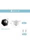 4 small furniture casters, black furniture casters, 200 kg load capacity, universal adhesive casters, furniture casters - 2