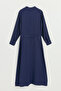 Comfortable Fit Modal Dress - Navy Blue - 5