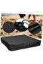 Pool Cover, 150x150x20 cm, Oxford Cloth Sandpit Cover, Black, Waterproof Fabric, Square Sandpit Cover, With Drawstring, waterproof, windproof, Pools - 2