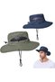 High-quality outdoor sun hat - unisex durable fisherman's hat - sun protection and stylish design