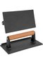 Cast iron steak press, can be used to make hamburgers and grilled sandwiches. - 5