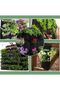 Wall-mounted planter bag. Hanging planter bag. Plant growth bag. Vertical wall-mounted flower pot. Indoor/outdoor flower pot. 9 pockets. for home,... - 4