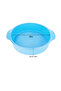 Silicone cake mold, round, oven-safe baking molds - blue - 4