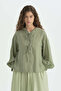 Bow-Tie Lyocell Jacket - Green - 2