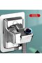 No-drill shower head holder - Adhesive shower head holder - Adjustable tilt angle - Universal handheld shower head holder - Silver - 5