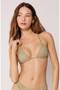 Triangle Bikini Top Metallic Glow - 4