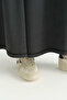 Cupra Modal Knitted Skirt Blouse Set - Black - 3