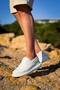 Zrk-X042 Premium Thick Sole Lace-Up White Daily Casual Men's Sports Shoes - 6
