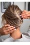 U-shaped hair clips with a simple comb; cute and elegant round hair clips, suitable for lazy people with long and thick hair (6-pack). - 4