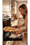 Honey Pumpkin Patterned Duck Fabric Kitchen Gloves 20X33 cm |   Heat Resistant, Water Repellent, Stain Resistant Oven Gloves - 2