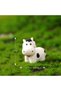 10 Mini Resin Cow Figurines Cute Hand-Painted Farm Animal Sculptures for DIY Fairy Garden Car Interiors Cake Decor - 2