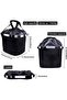 Folding bicycle basket, detachable handlebar basket, canvas front-mounted bicycle basket, pet basket. - 2