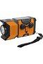 Portable emergency radio manual charger LED flashlight Multifunctional camping emergencies Battery-free charging activities
