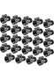 24-Pack 3/4" Plastic Garden Hose Shut-Off Valve Standard Water Shut-Off Valve Ball Valve Coupler Telescopic Hose Control