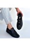 Warte Black Leather Lace-Up Sneakers - 4
