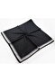 120X120 Ethnic Geometric Patterned Oversized Scarf Cotton Scarf Oversized Scarf Black - 2