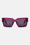 Women SJC108V Square Sunglasses, Purple