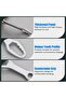 2-Piece Set - Universal Ring Wrench - Multi-Function Wrench - Self-Tightening Hand Tool - Home Repair - Silver - 16×4×2 cm - 4