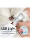 These nail clippers with LED and UV lights prevent nail damage to dogs, cats, rabbits, and small animals caused by over-trimming. - 3