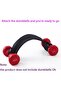 Hip Thrust Weighted Belt, Single Pack, Black, Pilates Belt, Bridge Training Anti-slip Dumbbell Press Machine, Glute, For Muscle - 6