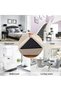 8-piece anti-slip carpet corner protector, carpet backing tape, washable and reusable carpet backing for living room, bathroom, bedroom, and kitchen. - 4