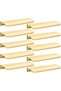 10-Pack - Cabinet Handles - Concealed Handles - Aluminum Handles - Gold - 15*4*1.8 cm - Drawer Handles - Door Handles - Kitchen Handles