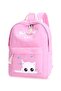 Generic 4-Piece Printed School Backpack Set Pink/White - 3